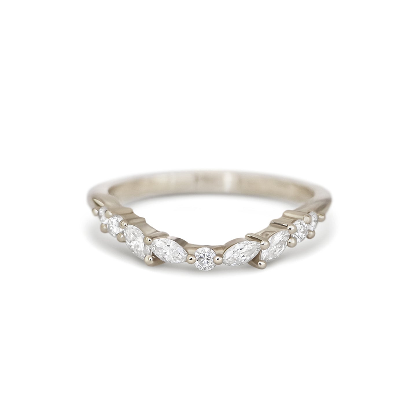Marquise & Round Contour Band