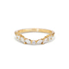 Marquise & Round Contour Band