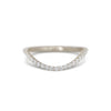 Round Pave Contour Band
