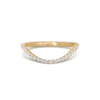 Round Pave Contour Band
