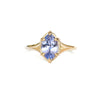 Unique marquise sapphire engagement ring