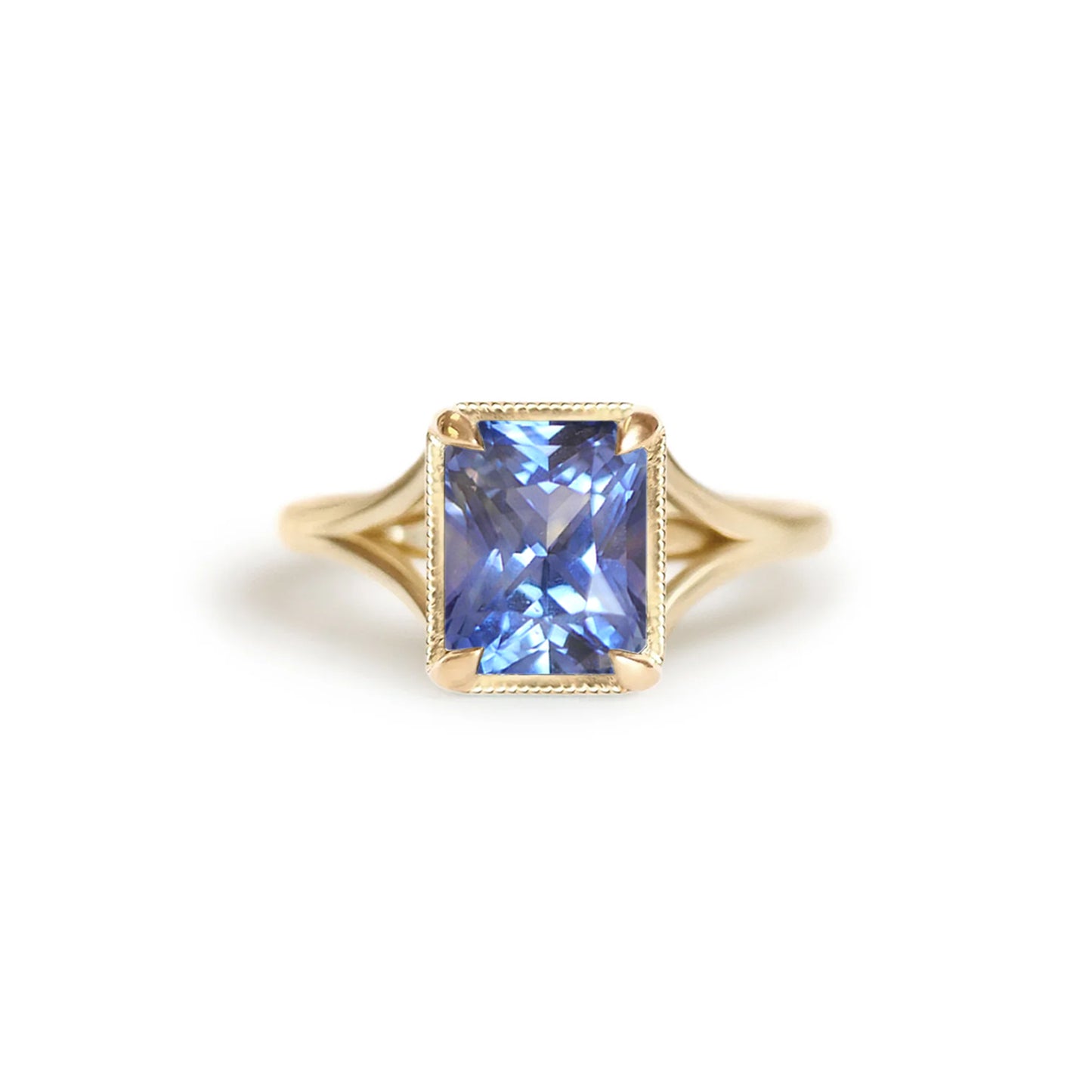 2.32 ctw Radiant Cut Blue Sapphire