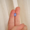 2.04 ctw Emerald Cut Opalescent Blue Sapphire