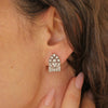 Antique Cathedral Diamond Earrings