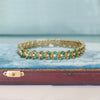 Vintage Emerald and Diamond Tennis Bracelet