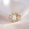 Florentine Diamond Mosaic Ring
