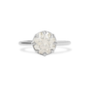 Opalescent White Diamond Solitaire
