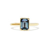 2.02 ctw. Emerald Cut Teal Green Sapphire