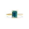 2.02 Emerald Cut Teal Sapphire