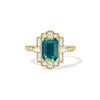 2.02 Emerald Cut Teal Sapphire