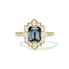 2.02 ctw. Emerald Cut Teal Green Sapphire