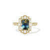 3.34 ctw Radiant Bi-color Blue Yellow Green Sapphire