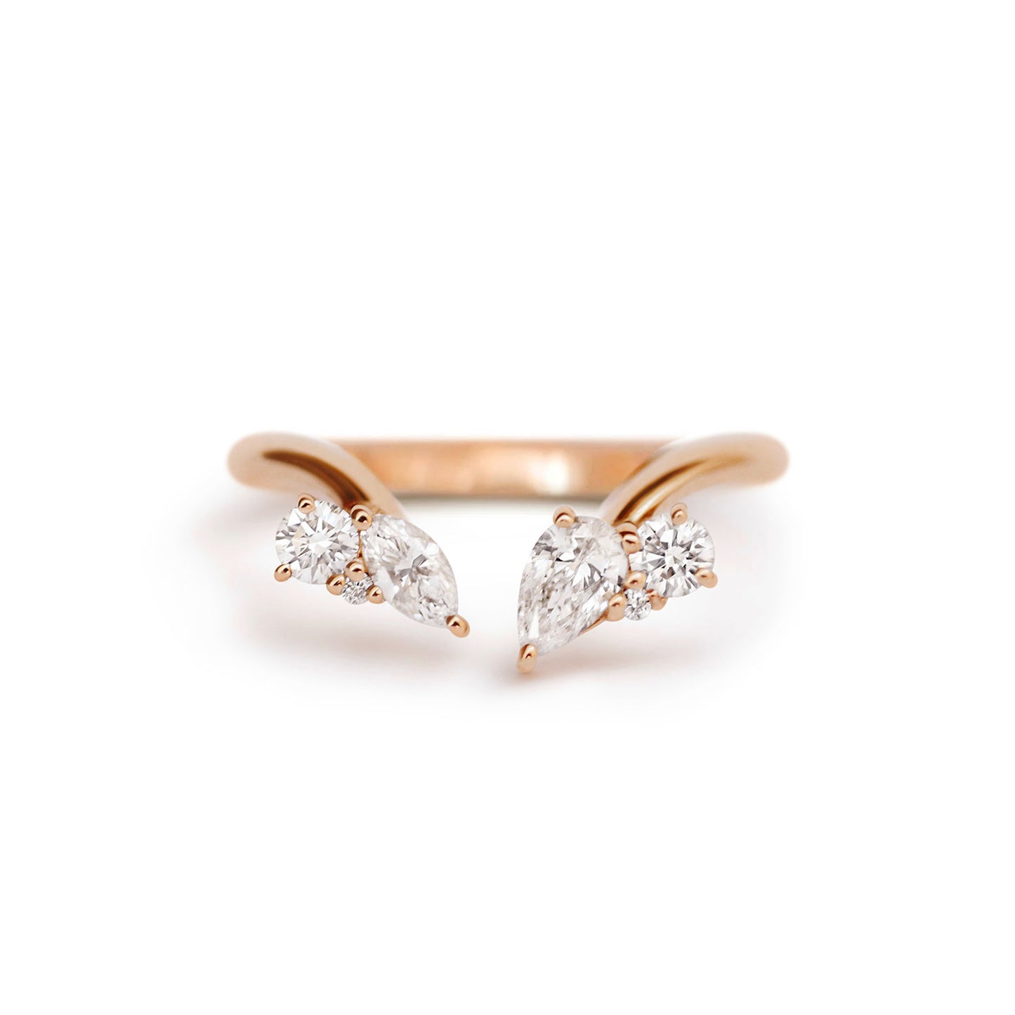 Marquise Mosaic Cuff Ring