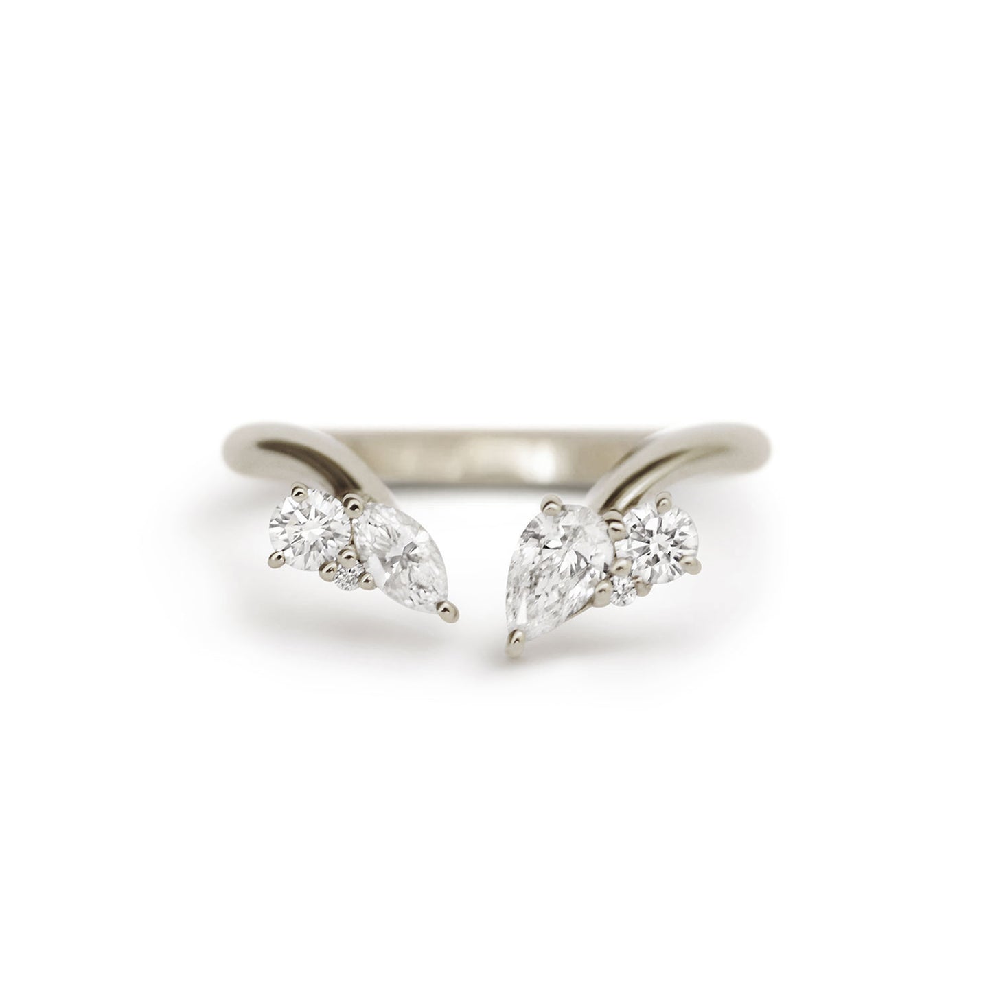 Marquise Mosaic Cuff Ring