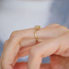 Oval Mosaic Cuff Ring