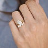 Oval Mosaic Cuff Ring