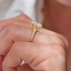 Starfall Oval Cut Diamond Ring