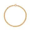 Vintage Gold, Ruby and Sapphire Link Necklace