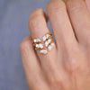 Round Mosaic Cuff Ring