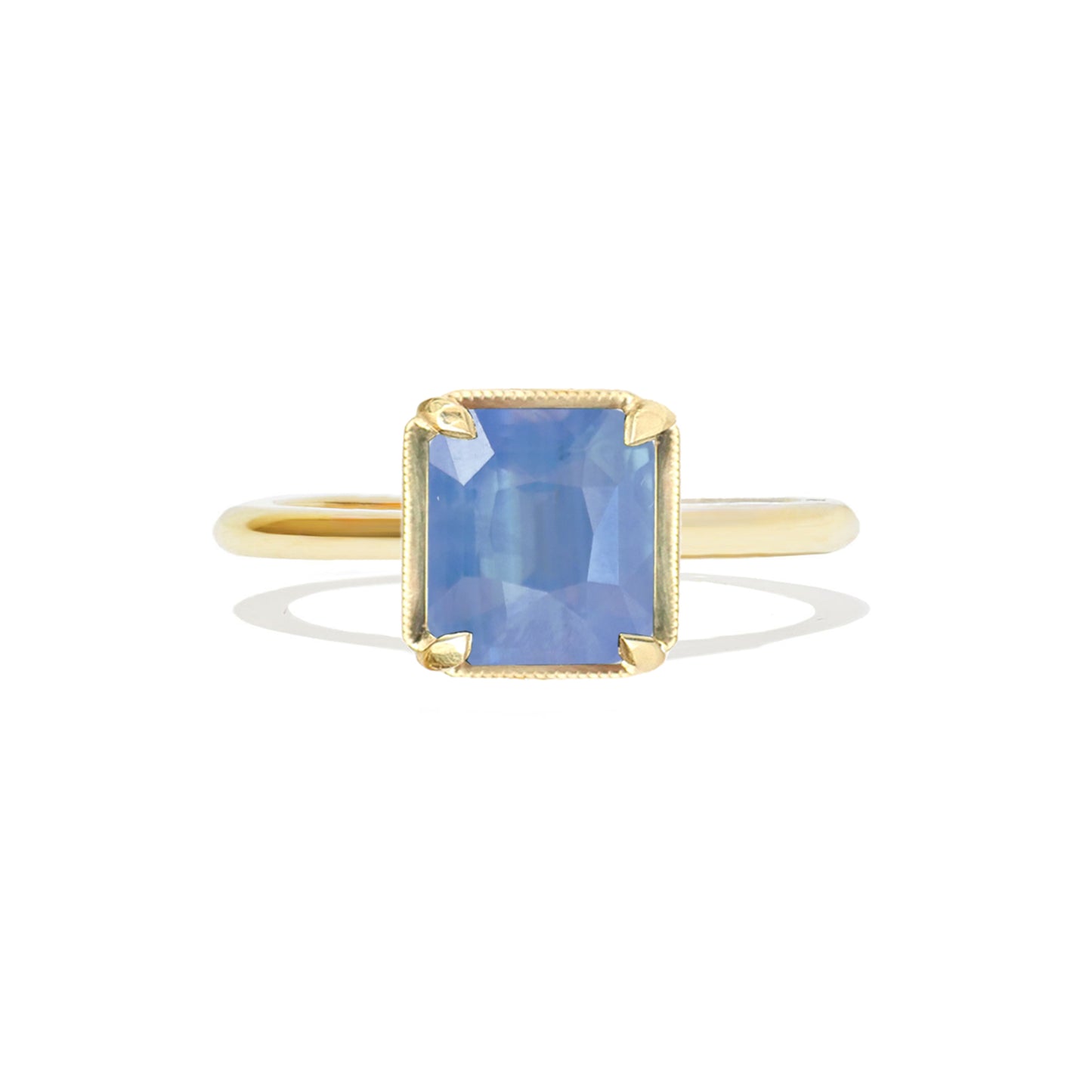 3.15 ctw Cushion Cut Opalescent Ocean Blue Sapphire