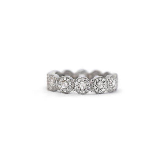Custom Antique Inspired Eternity Ring