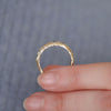 Custom Men's 7.5mm Wave Sapphire Band