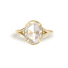 Custom Rose Cut Split Shank Solitaire