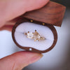 Custom Round and Champagne Pear Toi et Moi