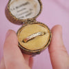 Custom Wheat Engraved Wedding Band