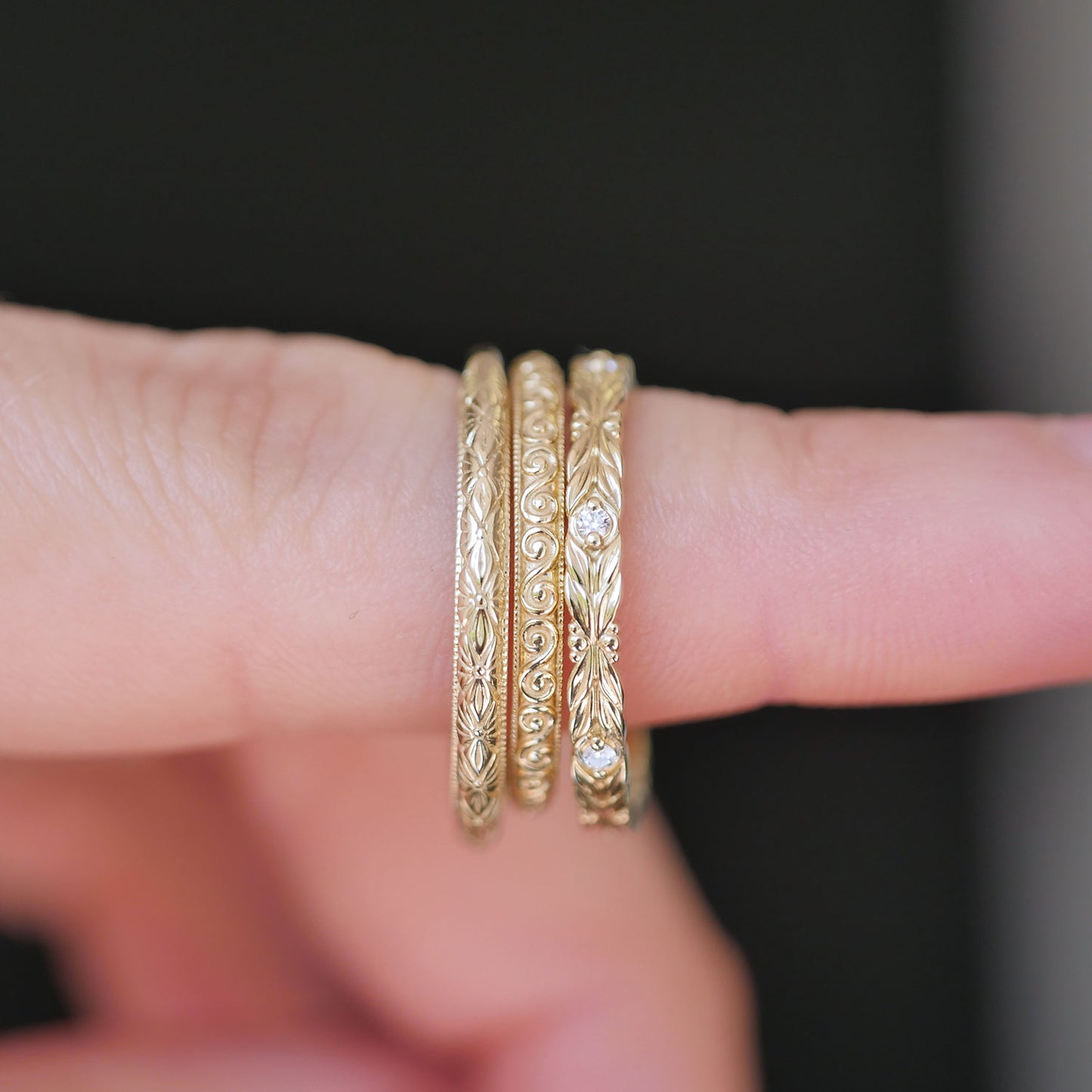Delicate Deco Floral Band