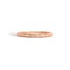 14k rose gold delicate floral engraved stacking wedding band