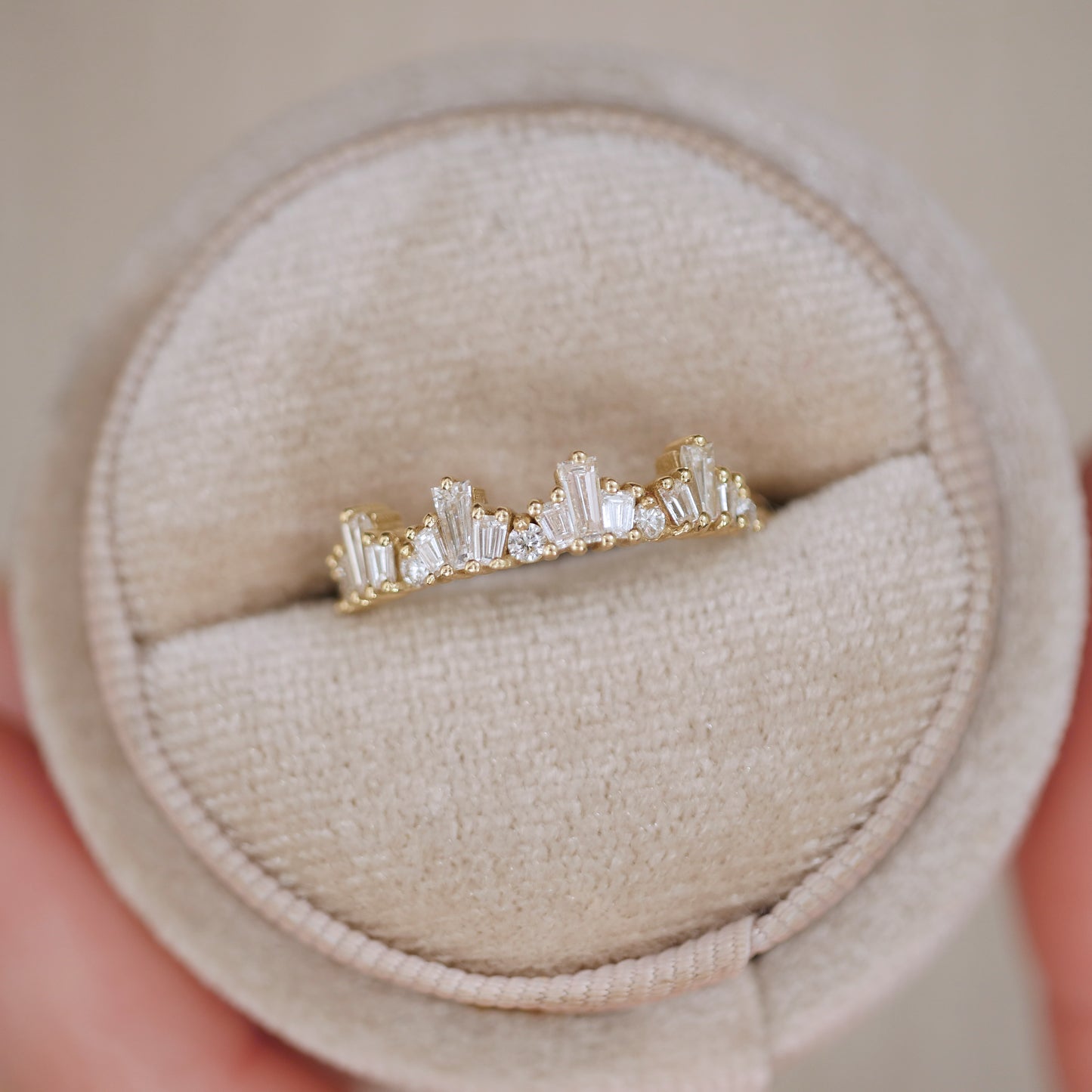 Diamond Mosaic Tiara Band