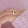 Custom Floral Cluster Ring
