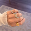 Eyelet Diamond Band