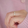 Luxe Diamond Mosaic Confetti Band