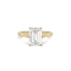 Moonflower Emerald Cut Diamond Ring