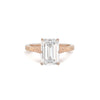 Moonflower Emerald Cut Diamond Ring