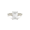 Moonflower Emerald Cut Diamond Ring