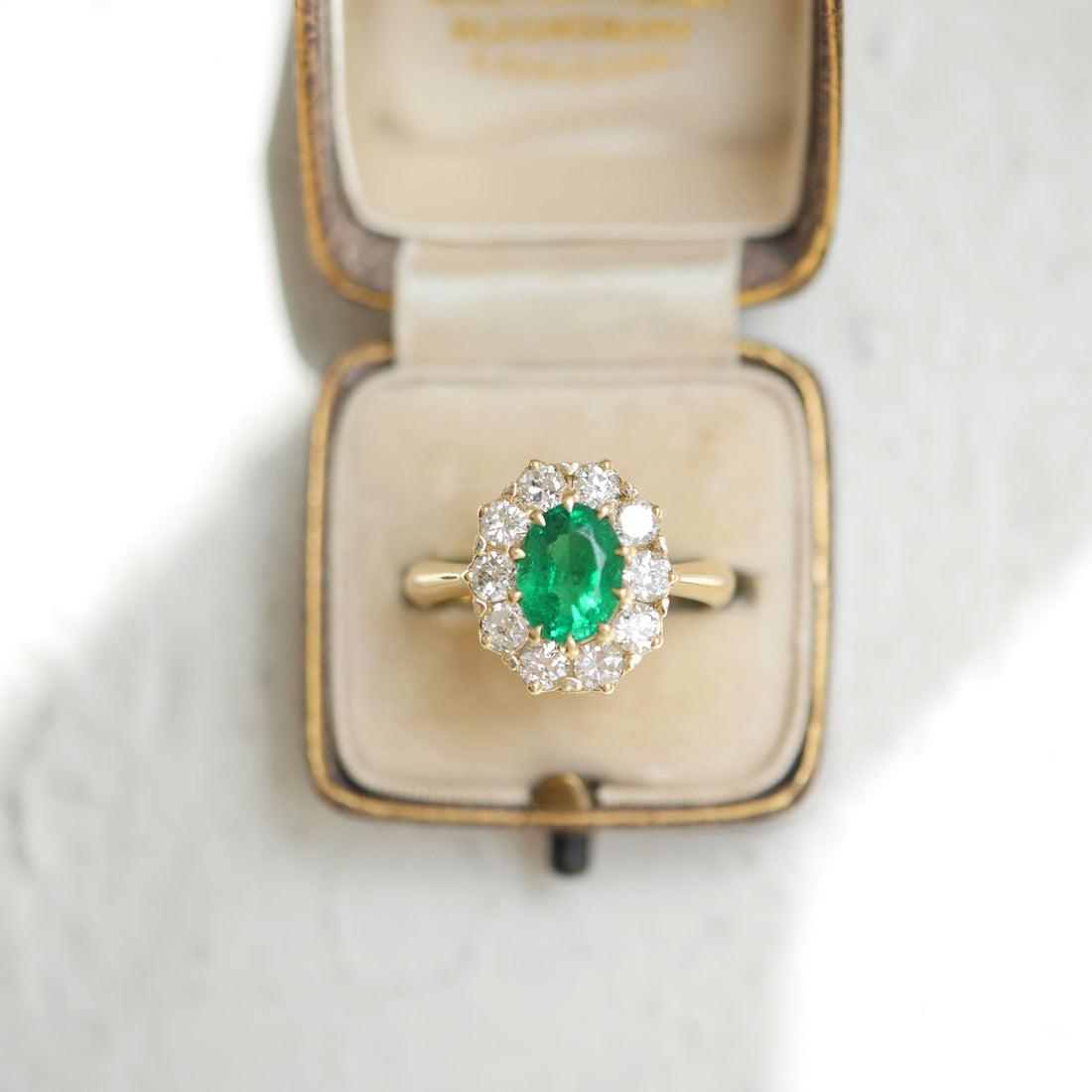Emerald & Diamond Cluster Ring | Berlinger Jewelry