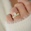 Marquise & Round Lily Diamond Mosaic Band