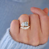 Baguette & Round Contour Band
