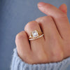 Floating Diamond Contour Band