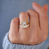 Baguette & Round Contour Band