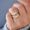 Pear & Round Contour Band