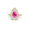 2.14 Pear Cut Bright Pink Ruby