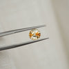 1.80 ctw Round Bi-color Orange Yellow White Montana Sapphire