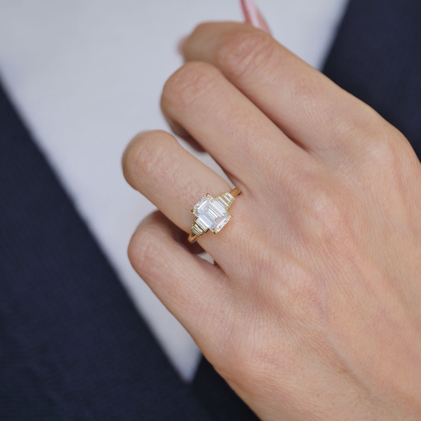 Mirror Diamond Ring