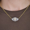 Custom Art Deco Diamond Pendant