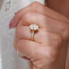 Starfall Oval Cut Diamond Ring