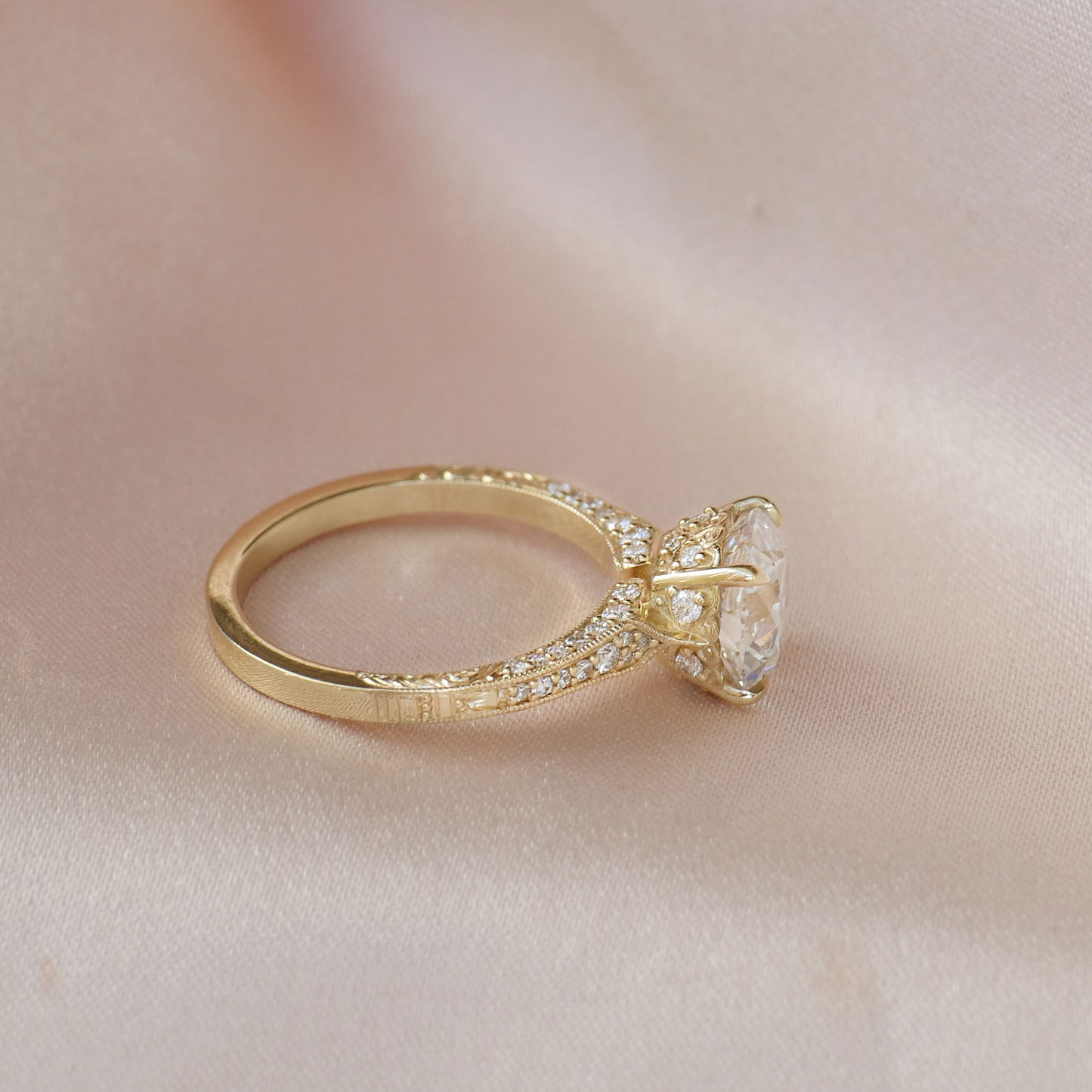 Starfall Oval Cut Diamond Ring